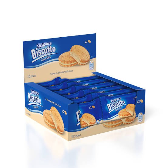 Elegance Biscotto Vanilla 12x34 gr